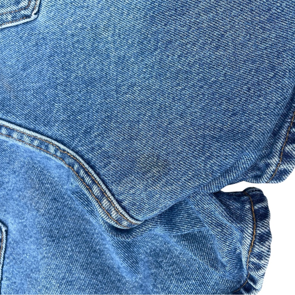 LEVI’S Vintage 90s Black Tab High Rise Button Fly Jean Shorts - Picture 6 of 6